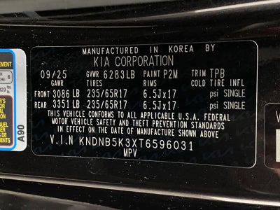 2026 Kia Carnival LXS FWD
