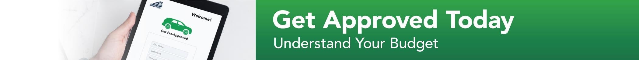 Get Approved Today banner