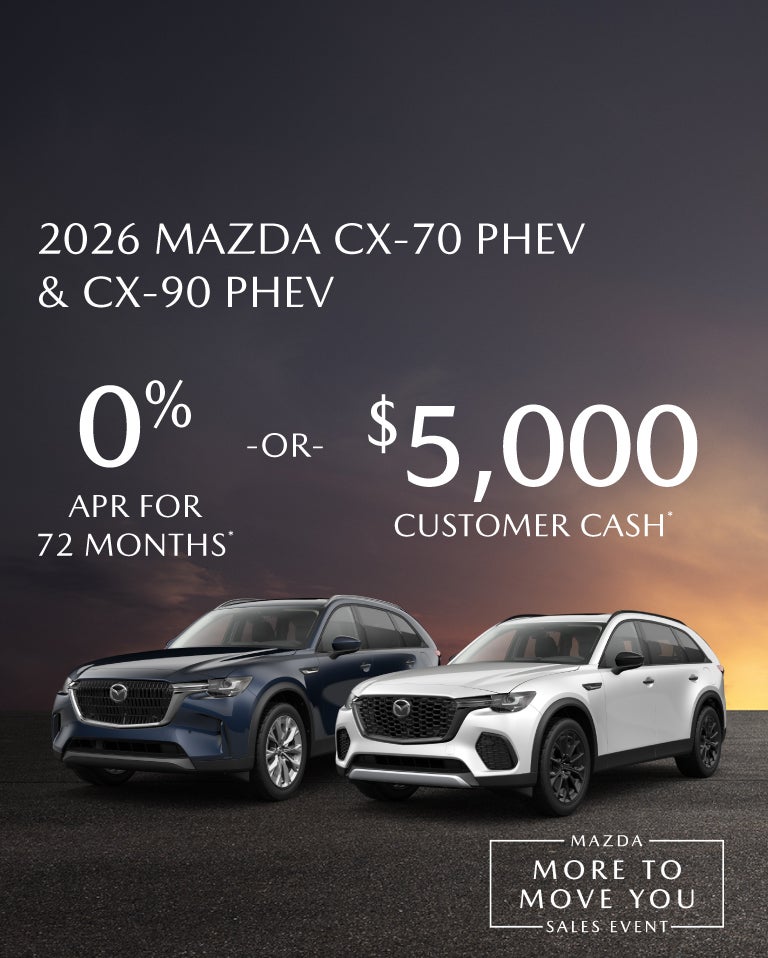 2026 Mazda CX-70 PHEV & CX-90 PHEV